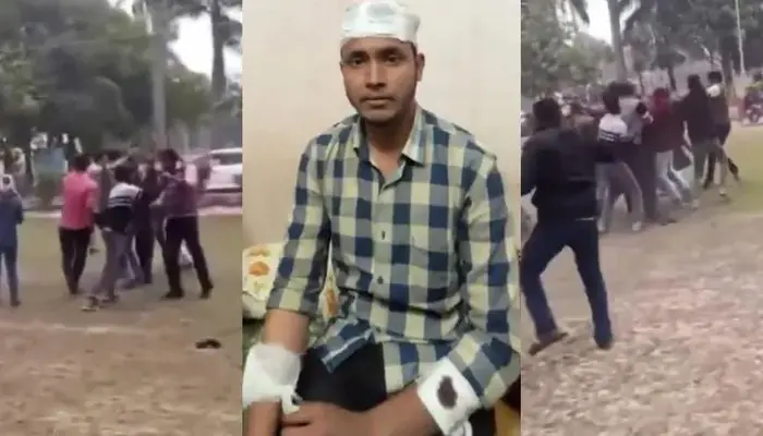 Hindu students brutally assaulted for opposing anti-Hindu slogans raised by leftist student organisation in Uttar Pradesh