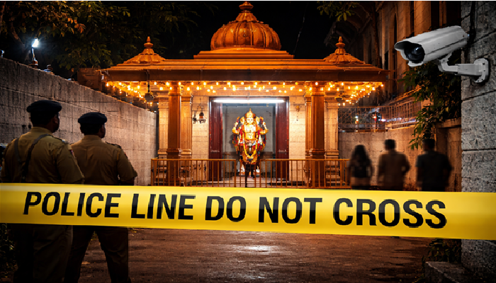 Sacred Hindu temple in Indore defiled as three men caught urinating on its walls