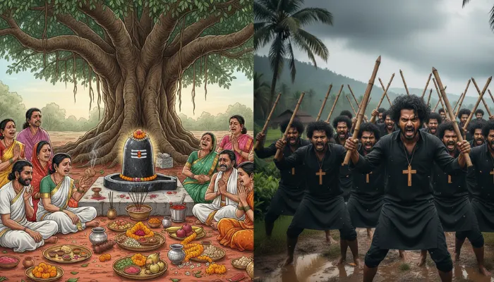 Hindus threatened from celebrating Mahashivratri; Christians vandalise religious flags and puja materials in Assam