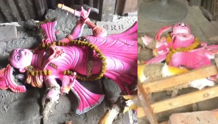 Hindu temple set ablaze, deity's idol desecrated by miscreants in Bangladesh amidst ongoing persecution of Hindus