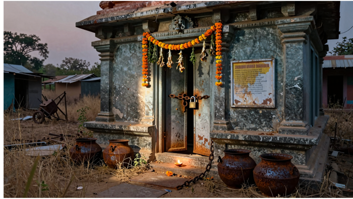 Hindu temple in Uttar Pradesh stripped of land, puja-paath and annual Bhandara suspended due to illegal encroachment by Gram Panchayat member