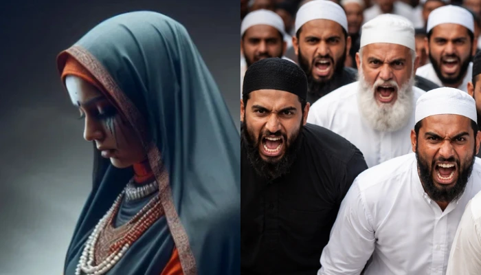 Hindu woman lured by Muslim man posing as Hindu; victim confined in madrasa, forced to undergo religious conversion, multiple marriages, and halala