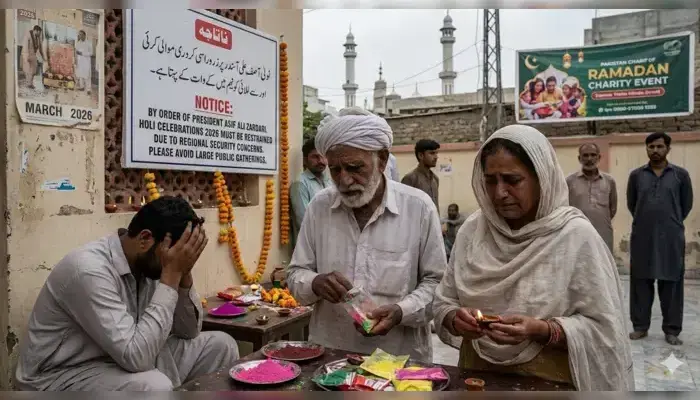 Hindus asked to celebrate Holi in 'restrictive' manner by Pakistan President; no similar curbs issued for Ramadan or Eid