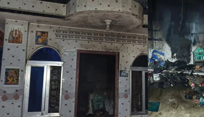 Hindu temple looted and set on fire by miscreants in Feni amidst rising anti-Hindu attacks in Bangladesh