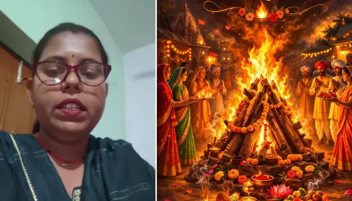 Holi festival vilified and denigrated by Ambedkarite Buddhist woman on social media