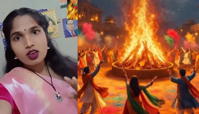 Holi festival targeted for vilification and denigration by Ambedkarite Buddhist woman on social media