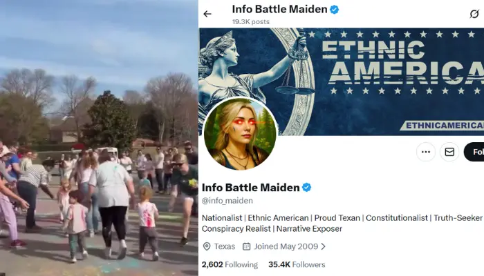 Holi celebrations targeted and denigrated by American nationalist influencer on social media