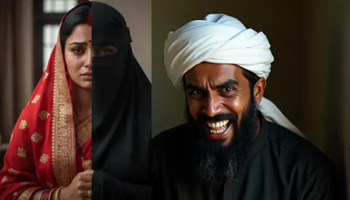 Hindu woman lured, sexually exploited, pressured to convert to Islam, and wear hijab by Muslim man posing as Hindu in Indore