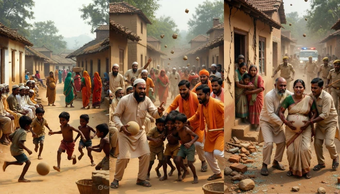 Hindu families targeted, stone-pelted and houses vandalised over petty ball accident by Muslim mob in Gaya, Bihar
