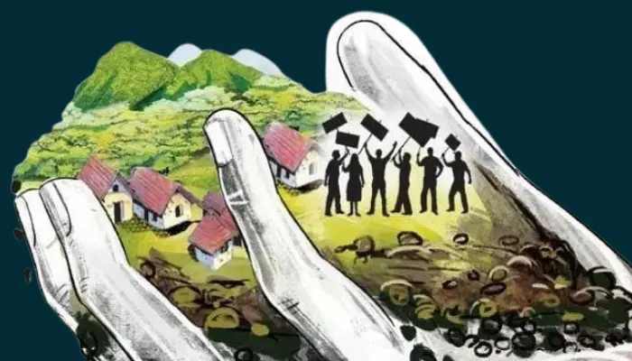 Hindu religious land illegally encroached for Muslim graveyard in Karnataka