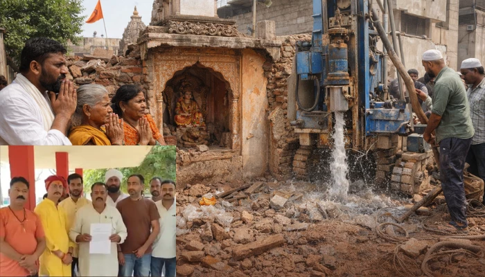 Hindu temple premises illegally encroached upon, temple property misused by Muslim man in Jalaun, Uttar Pradesh
