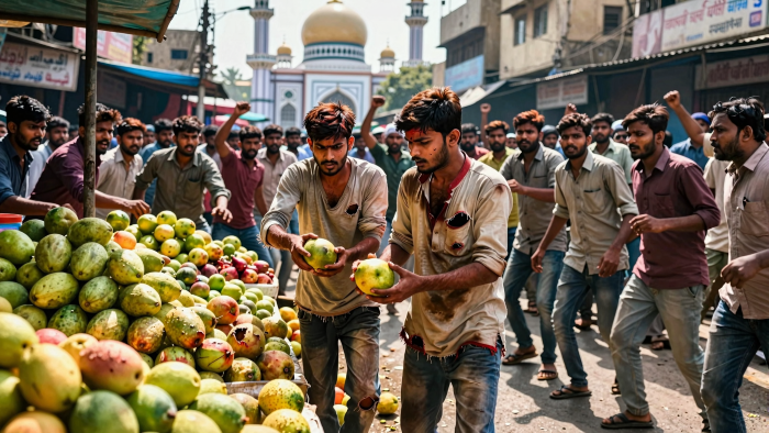 Hindu devotees on Navratri fast targeted by Muslim mob near Mallepalli mosque in Hyderabad; beaten severely