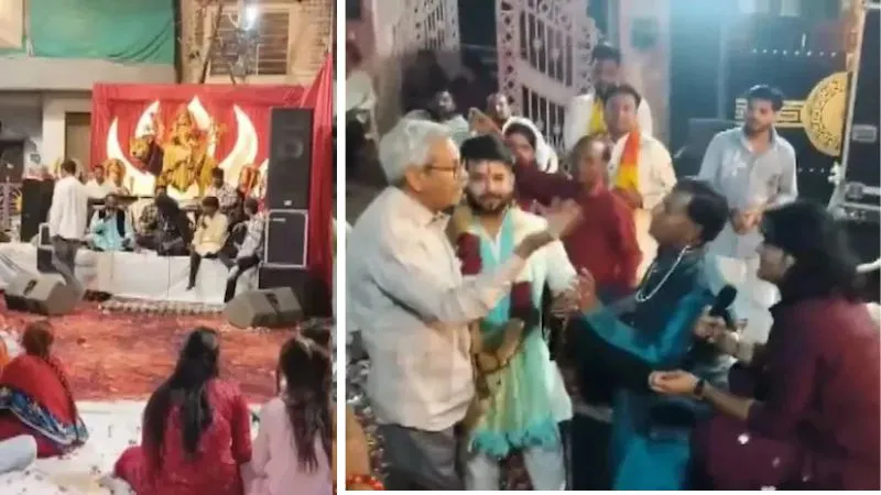 Navratri celebrations desecrated as singer performs Islamic songs during a jagran event in Ajmer