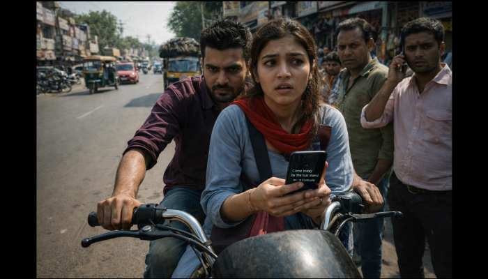 Hindu student blackmailed with secretly recorded video calls by Muslim youth Arshad who coerces her into meeting and pressures her to convert to Islam and marry through nikah