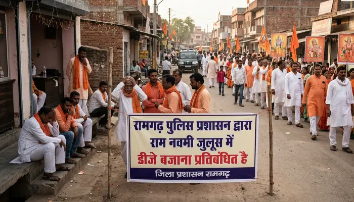 Hindu festival faces restrictions in Ramgarh, Jharkhand; administration prohibits use of DJs in Ram Navami processions