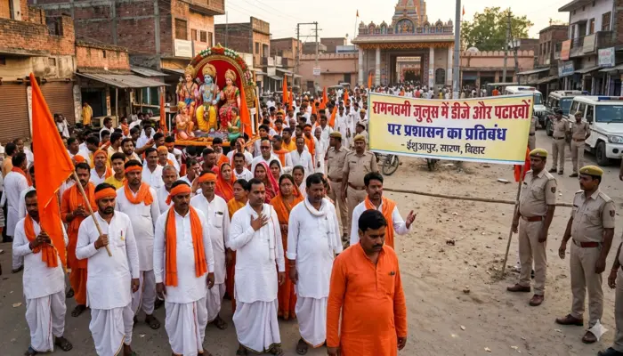 Hindu festival subjected to restriction; administration prohibits DJ use in Ram Navami processions in Isuapur, Bihar