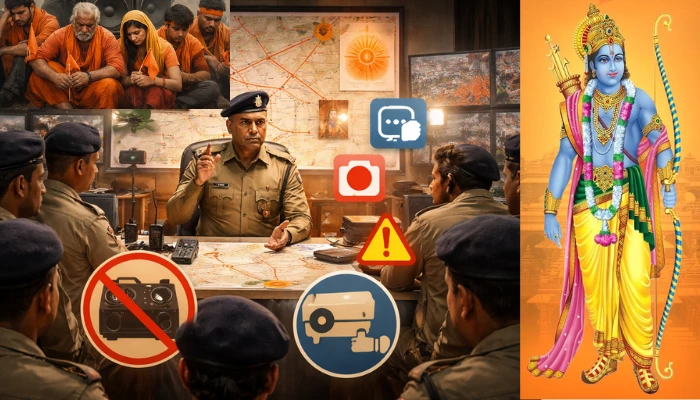 Hindu festivities curtailed with blanket ban on DJ's and restrictive condition imposed on Hindu devotees by Police administration in Chaibasa, Jharkhand