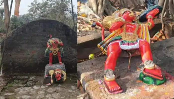 Idols of Hindu deities desecrated by miscreants ahead of Ram Navami and during Navratri celebrations in Purulia, West Bengal