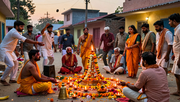 Hindu devotees conducting Akhand Kirtan and Kalash Visarjan in Gaya subjected to violent stone-pelting attack by Muslim group 