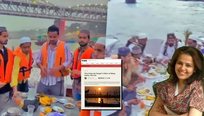 Hindus outburst on violating sacred river Ganga downplayed; throwing bones in river by Muslims defended by media outlet in Delhi, India