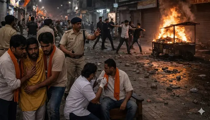 Ram Navami procession attacked and stone-pelted while passing near mosque in Nawada, Bihar