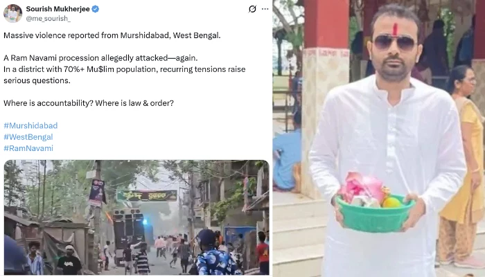Hindu activist targeted; falsely implicated for speaking against Ram Navami attacks on Hindus by Police in West Bengal, Kolkata