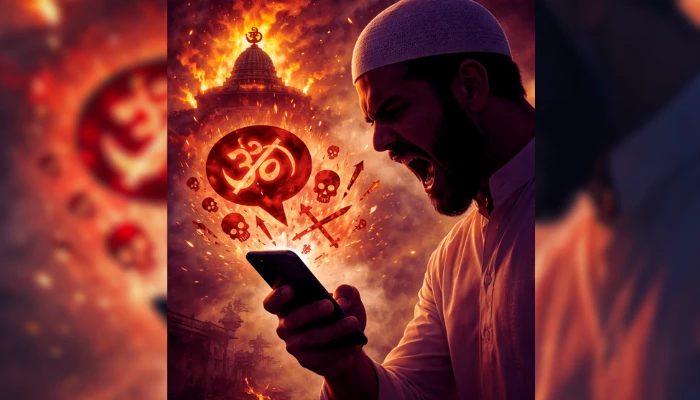 Hindu organisation targeted and abused publically, defamatory posts shared on social media by Muslim man in Moradabad, Uttar Pradesh