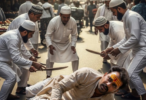 Hindu man stabbed to death by Muslim man and his associates after he tried to calm down the accused by calling him “son”