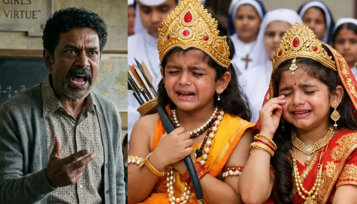 Minor Hindu students beaten by teacher at missionary school for dressing as Ram-Sita during Ram Navami celebrations in Wardha, Maharashtra