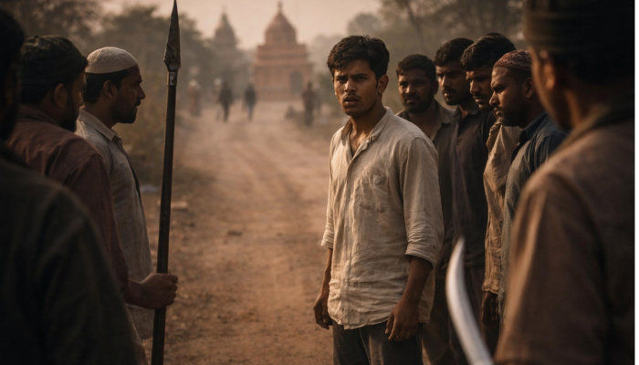 Hindu student returning from temple visit taken hostage by Muslim men and pressured to convert to Islam, attacked with spear and swords for resisting