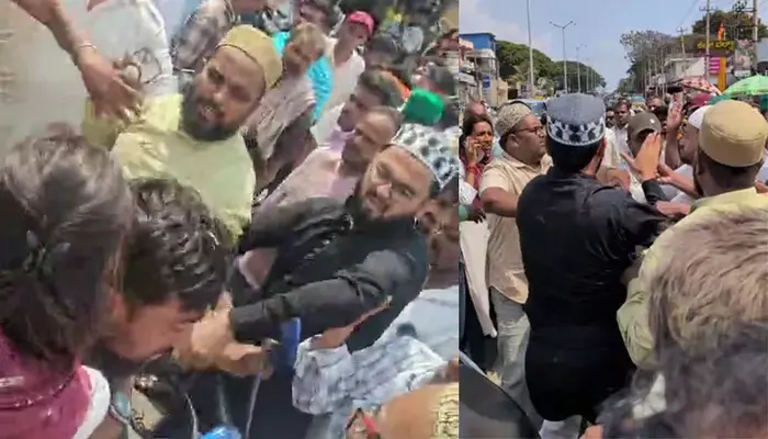 Hindu man brutally assaulted by Muslim mob over minor dispute while his wife begs for mercy in Arsikere, Karnataka