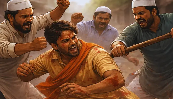 Hindu man subjected to brutal assault and casteist slurs by Muslims over minor dispute in Amroha, Uttar Pradesh