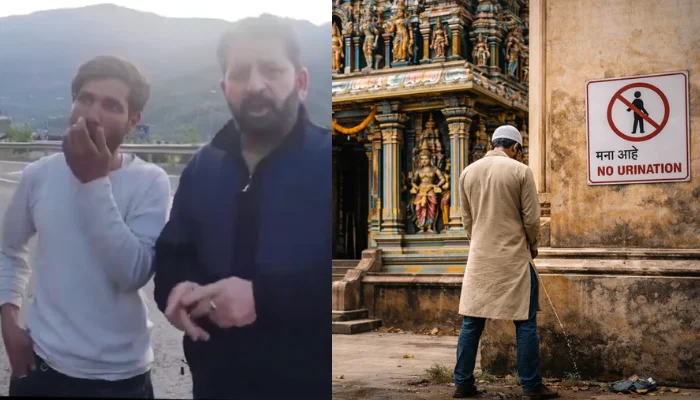 Hindu temple's sanctity defiled; Muslim man urinates at temple gate in Udhampur, Jammu and Kashmir