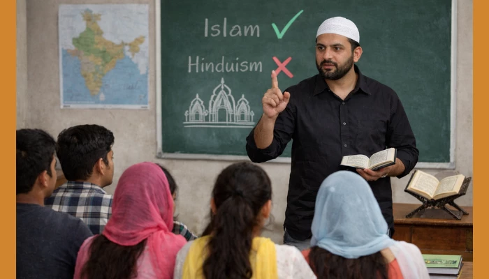 Hindu minor students harassed, brainwashed to eat beef and coerced to convert to Islam by Muslim teacher in Jhansi, Uttar Pradesh  