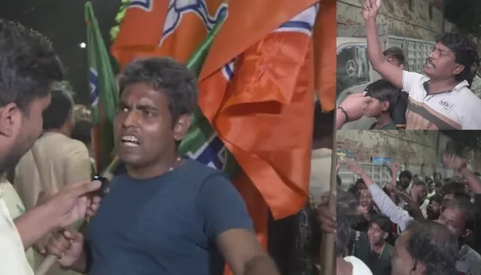 Hindus threatened for chanting "Jai Shri Ram" in West Bengal's Kolkata; Hindu voter says he was attacked with sticks by the Muslims
