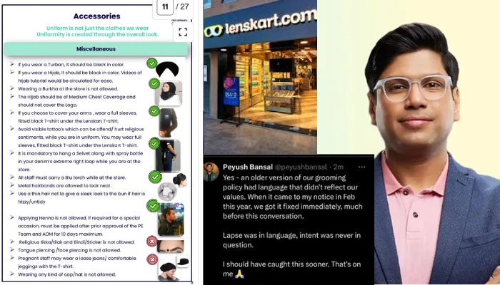 Hindus face discrimination at an Indian multinational company; wearing religious symbols like 'bindi', 'kalava' banned while Hijab permitted