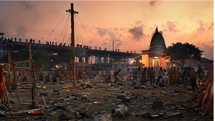Hindu devotees attacked during charak puja with stones, multiple injured and hospitalised by Muslim group