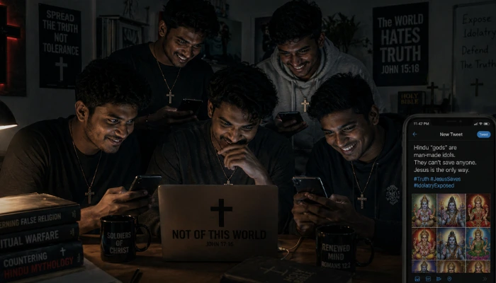 Hindu sentiments outraged; Christian youths from Goa make abusive remarks against Hindu deities on social media 