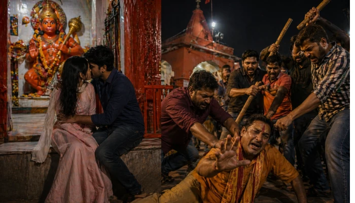 Hindu temple defiled by obscene acts within the premises, priest brutally assaulted upon objecting in Kanpur, Uttar Pradesh