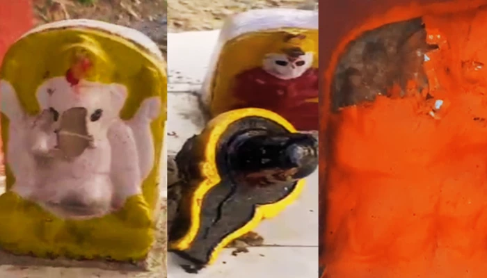 Ancient Bhairavnath temple desecrated; Idol of revered Hindu dieties smashed by unknown miscreants in Datia, Madhya Pradesh