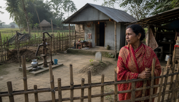 Hindu family confined in their own home for three weeks as Muslim neighbours seize land and block access in Bangladesh