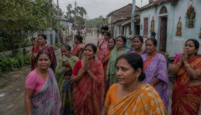 Hindu villagers in West Bengal threatened with arson and bloodshed for being Hindu by elected local representative 