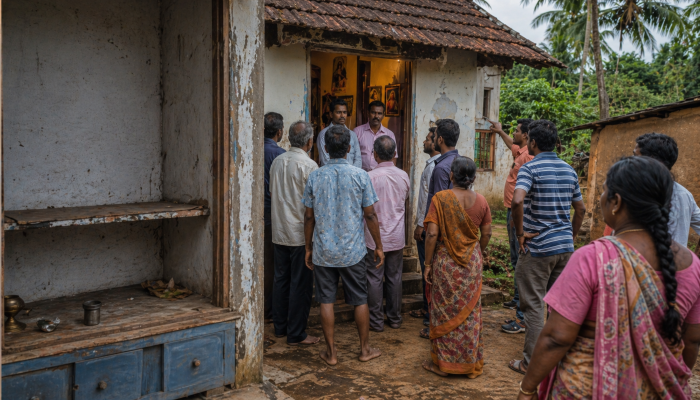 Hindu families targeted for religious conversion through prayer meetings by Christian missionaries; persuaded to remove idols of Hindu deities from homes 