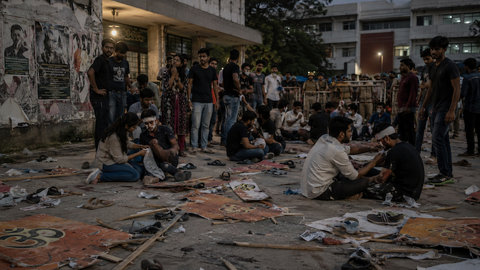 Hindu students attacked and injured for peacefully protesting against derogatory play insulting Hindu faith on university campus