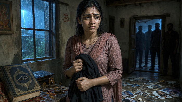 Hindu woman blackmailed, raped, threatened, and forced to practice Islam 