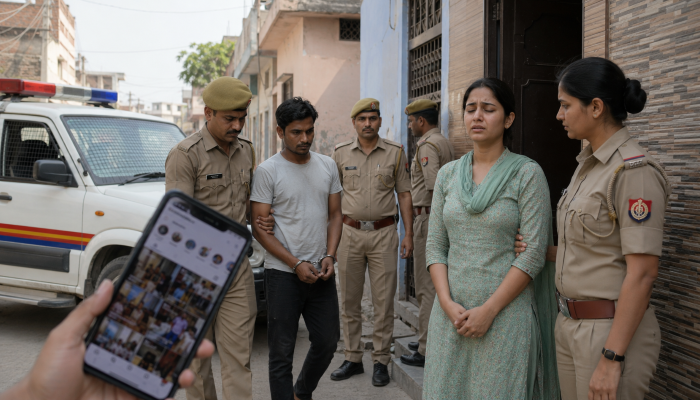 Hindu girl groomed on Instagram by Muslim Man using fake identity, coerced into conversion