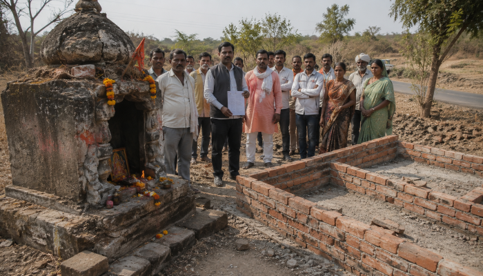 400-year-old Hindu temple targeted for removal through fraudulent land claim and political coercion in Madhya Pradesh