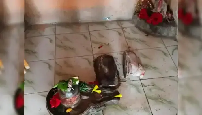 Hindu temple vandalised and its consecrated idols desecrated by anti-social elements in Deoria, Uttar Pradesh