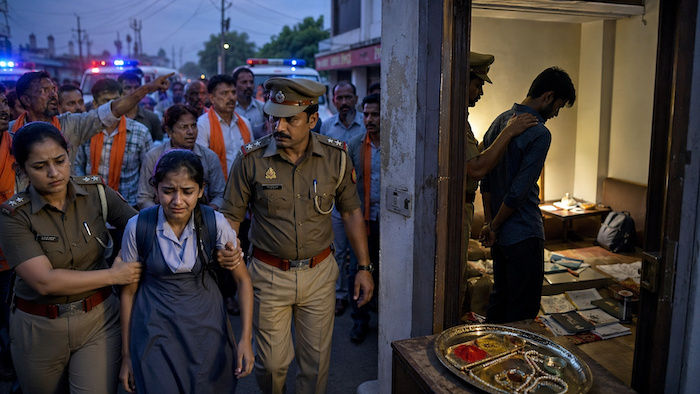 Hindu minor girl deceived through false Hindu identity, sexually exploited after being lured into hotel room by Muslim man
