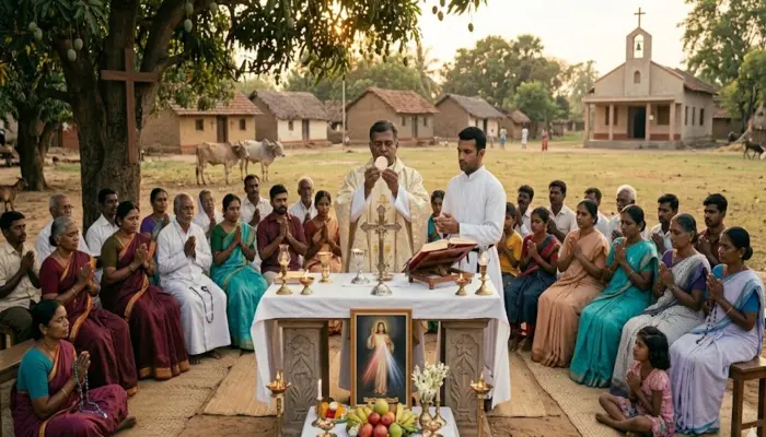 Hindu residents, including minors, pressured for religious conversion under pretext of prayer meetings by Christian missionaries in Ayodhya